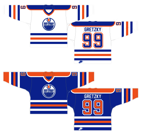 Edmonton Oilers Alternate Jersey History