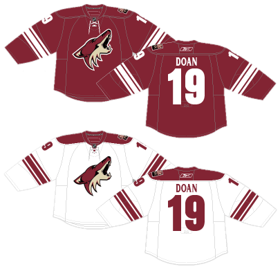 phoenix coyotes jersey history