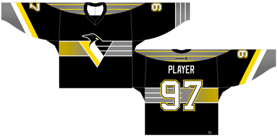 pittsburgh penguins home and away jerseys