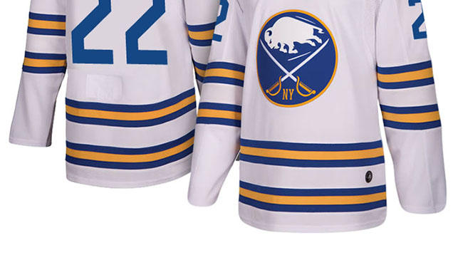LOOK: Buffalo Sabres unveil Winter Classic jerseys and they're