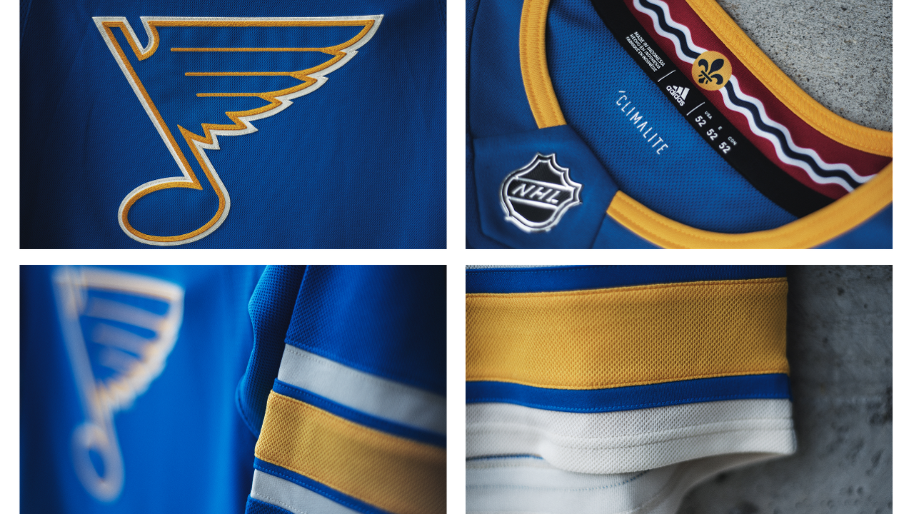 LOOK: St. Louis Blues reveal Heritage Jersey that they'll wear