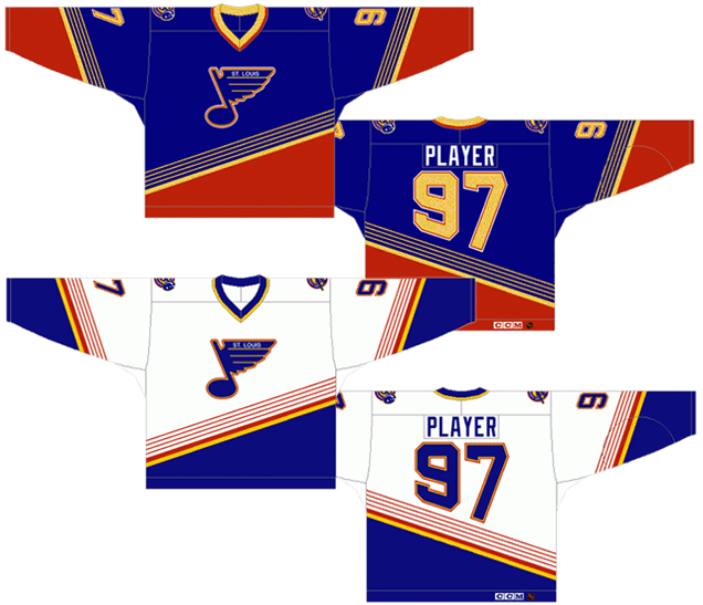 Worst to First Jerseys: St Louis Blues 