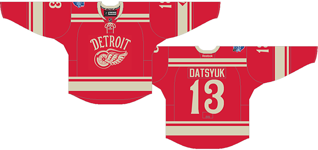 red wings classic jersey