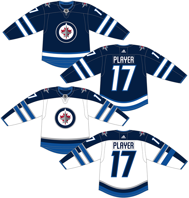 Winnipeg Jets #55 Mark Scheifele miniature jersey and stand NEW