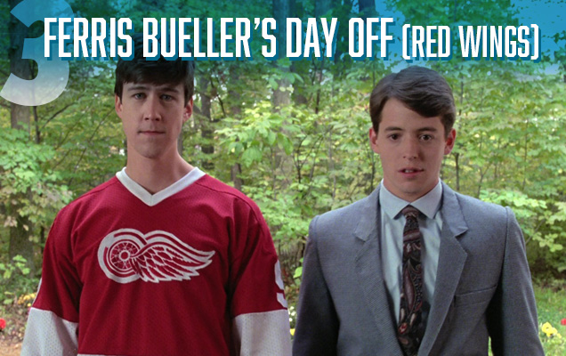 ferris bueller's day off red wings jersey