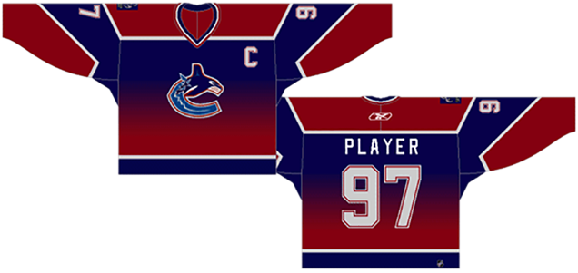 vancouver canucks maroon jersey