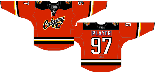 calgary flames jersey flags