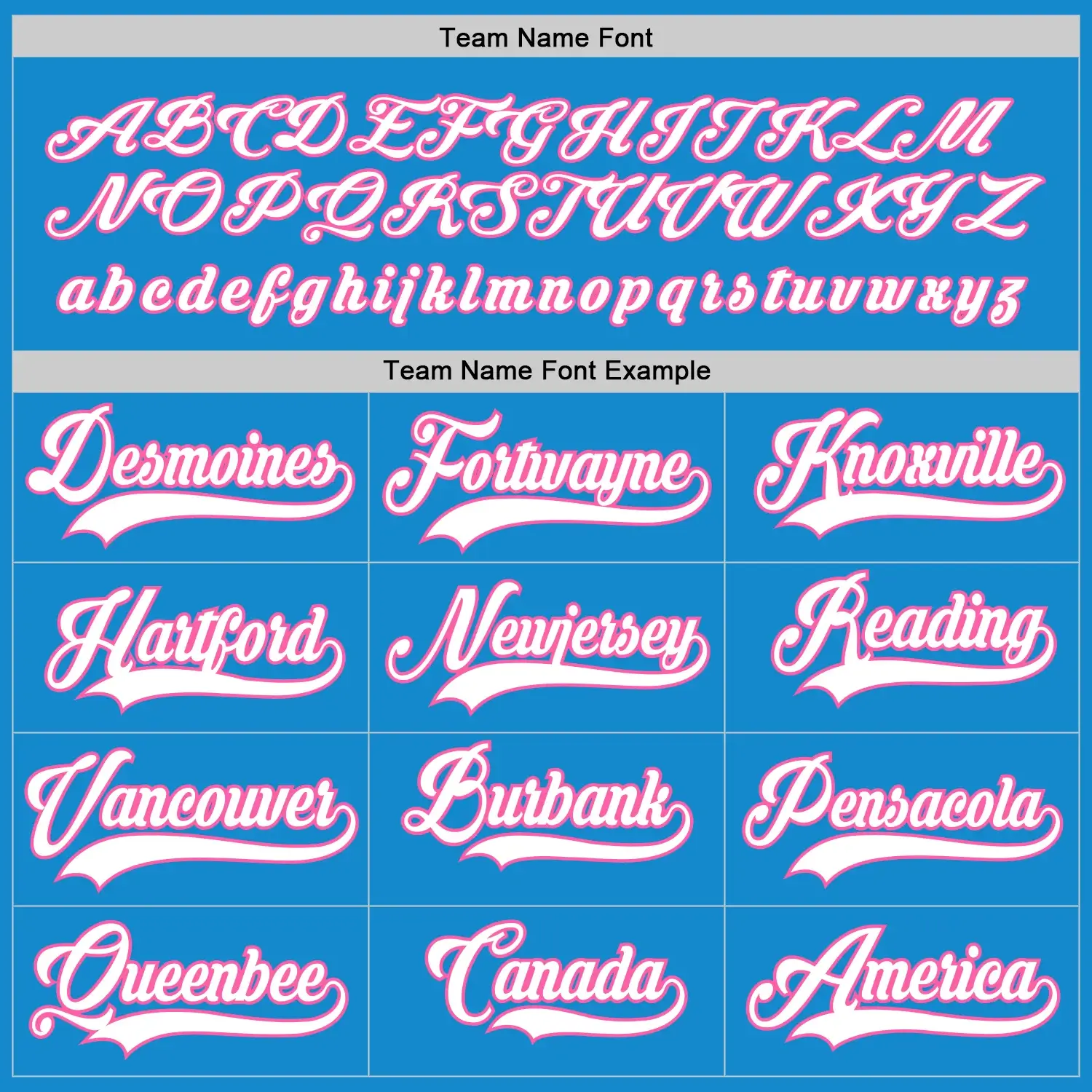 Custom Blue Hockey Jersey with White-Pink - Image 3