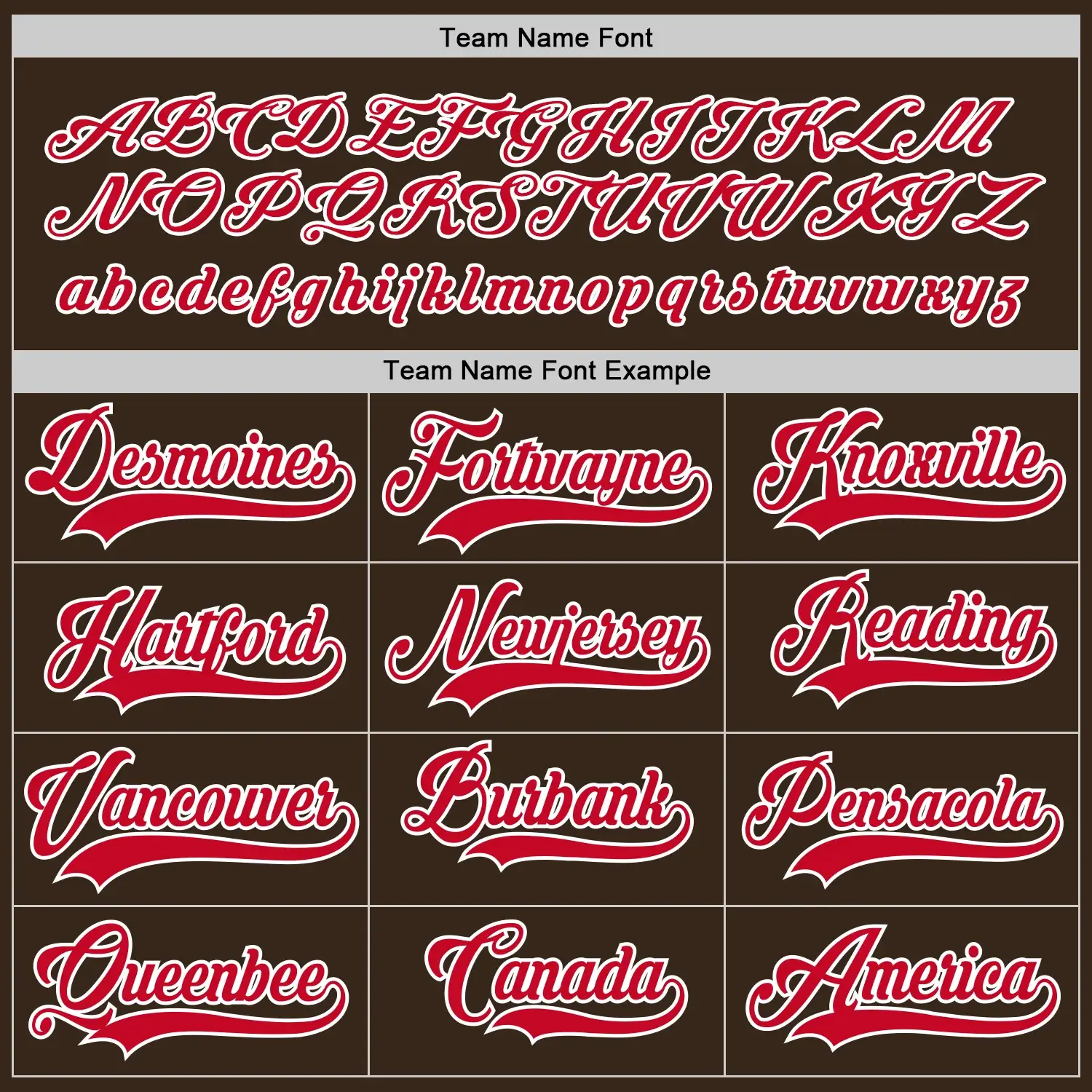 Custom Brown Hockey Jersey with Red-White - Image 3