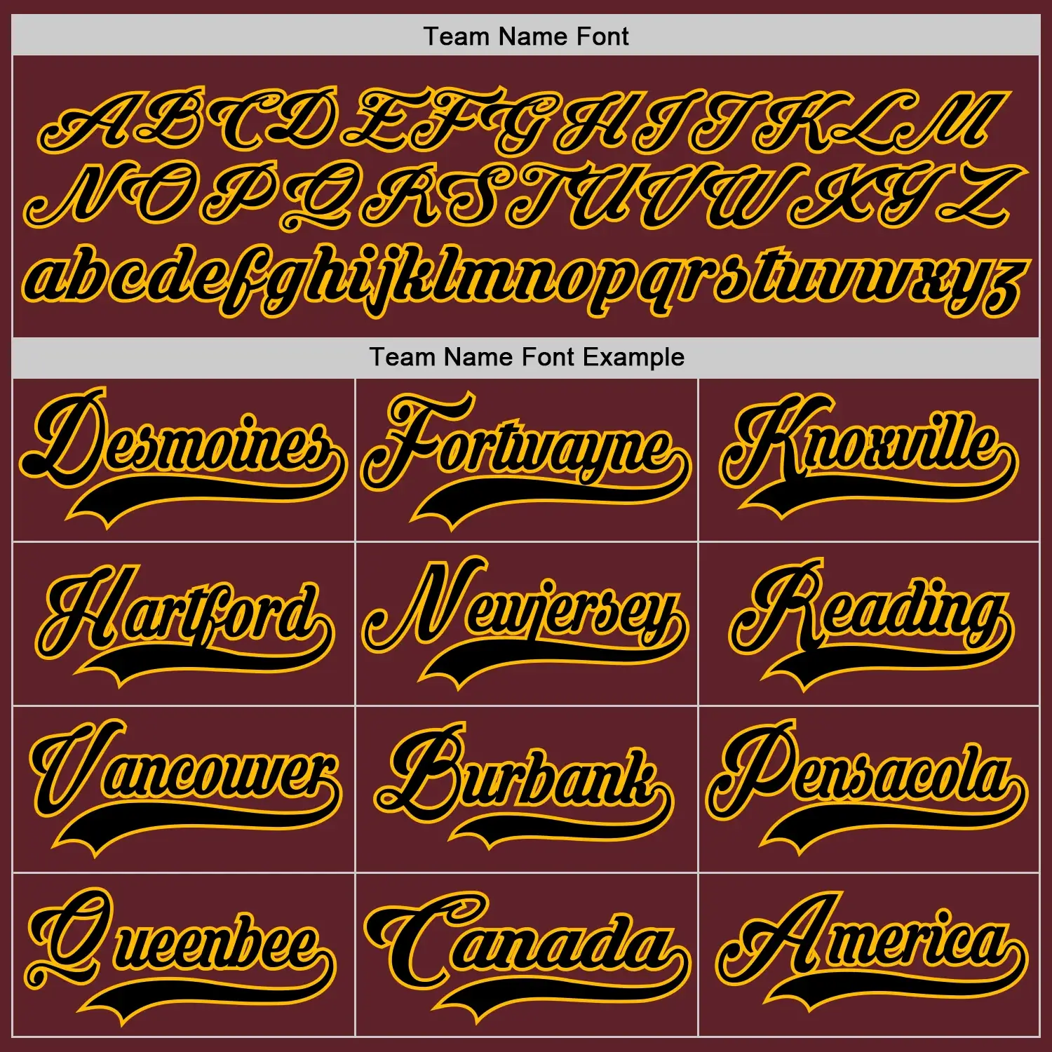 Custom Burgundy Hockey Jersey with Black-Gold - Image 3