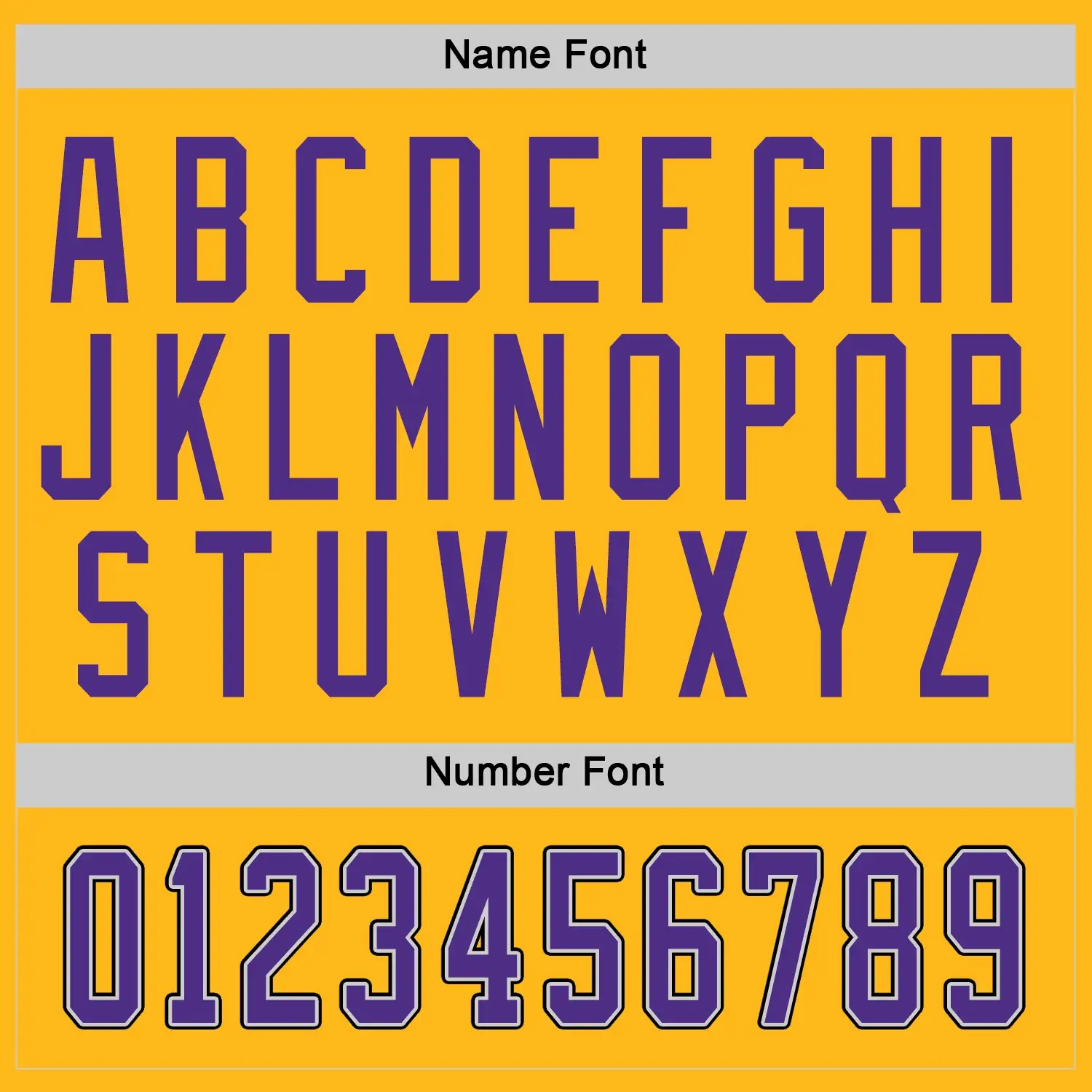 Custom Gold Hockey Jersey with Purple-Gray - Image 2