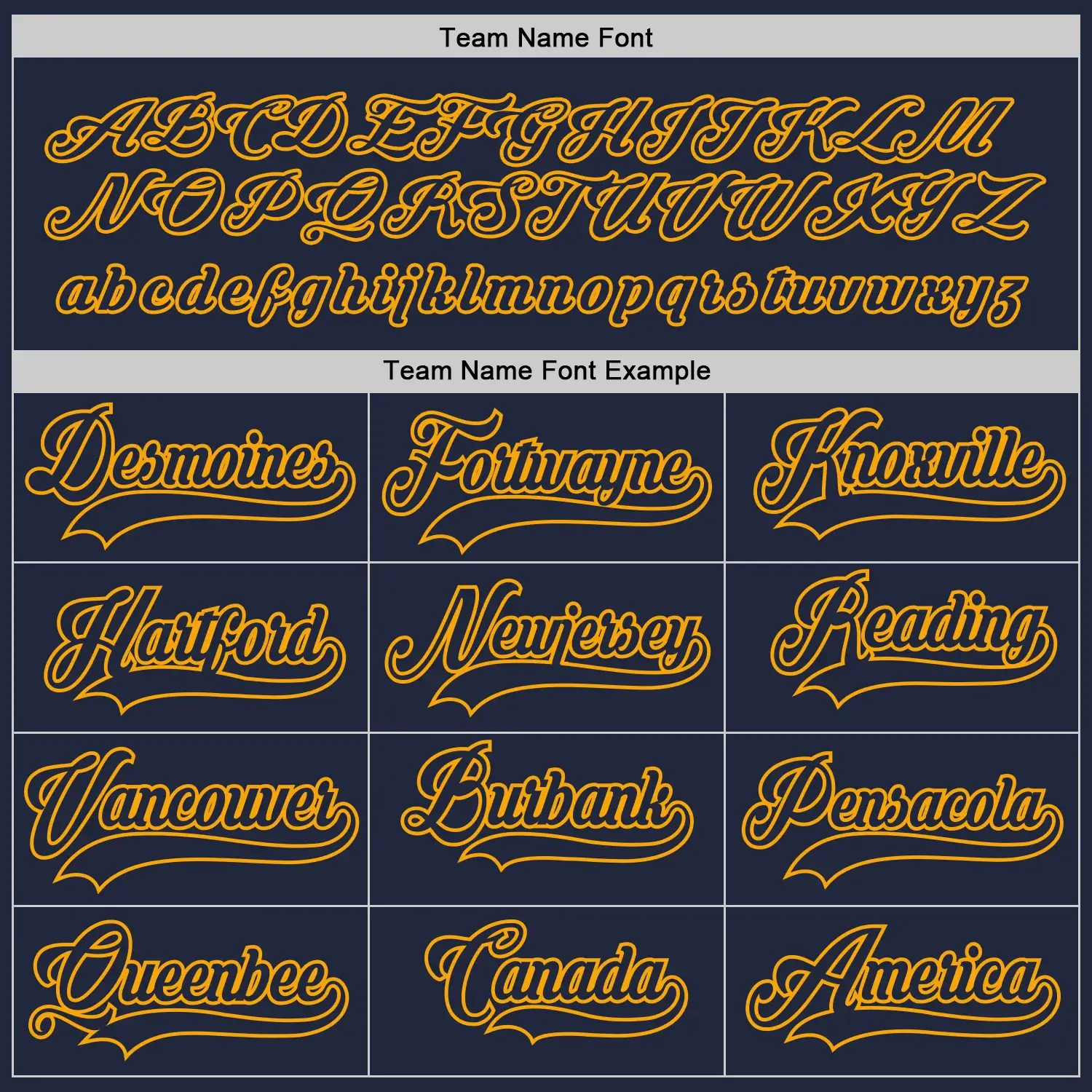Custom Navy Hockey Jersey with Navy-Gold - Image 3