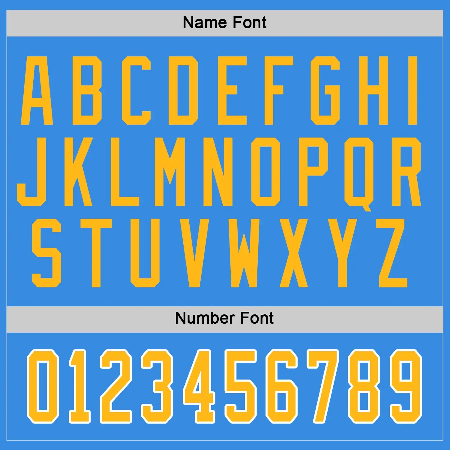 Custom Powder Blue Hockey Jersey with Gold-White - Image 2
