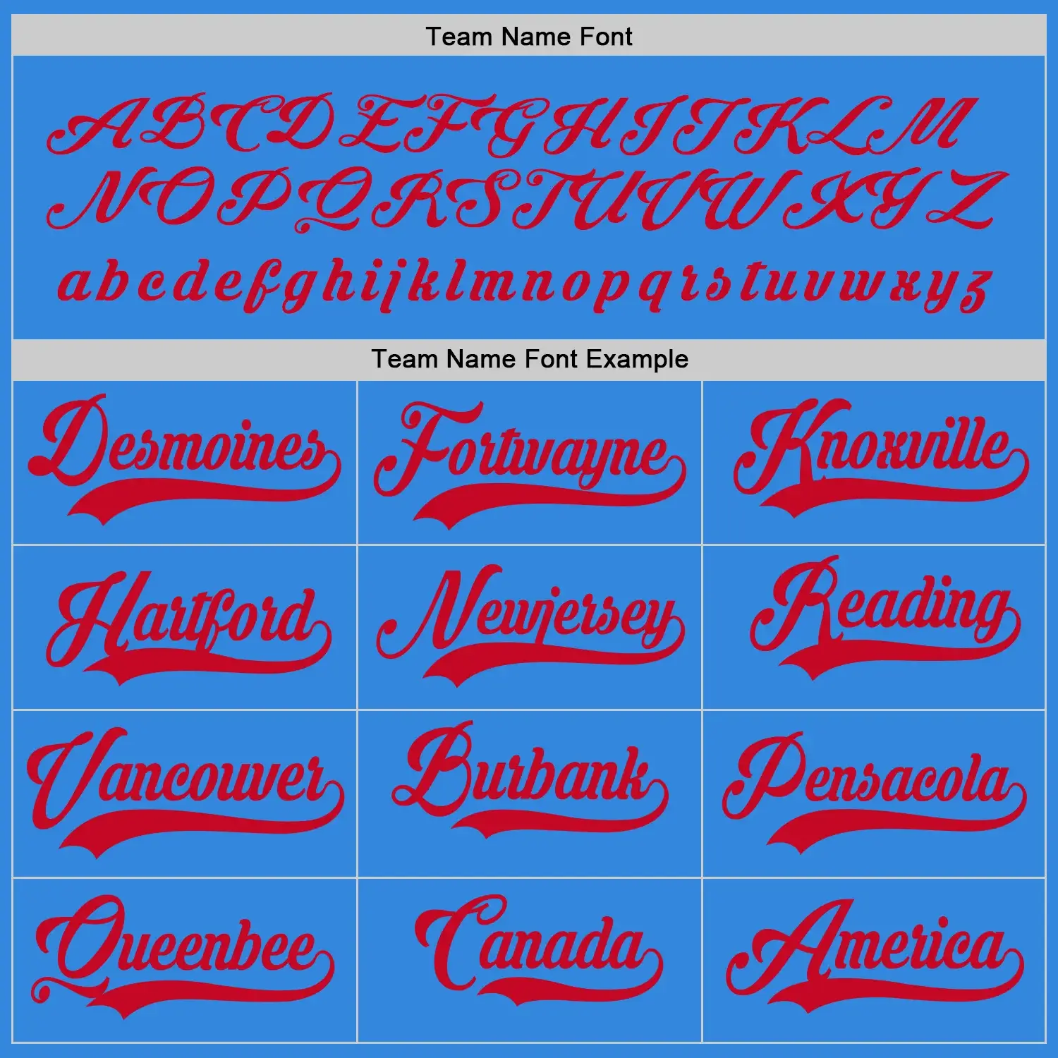 Custom Powder Blue Hockey Jersey with Red - Image 3