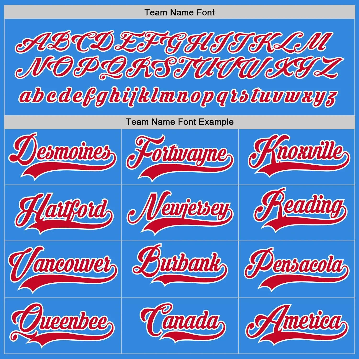 Custom Powder Blue Hockey Jersey with Red-White - Image 3