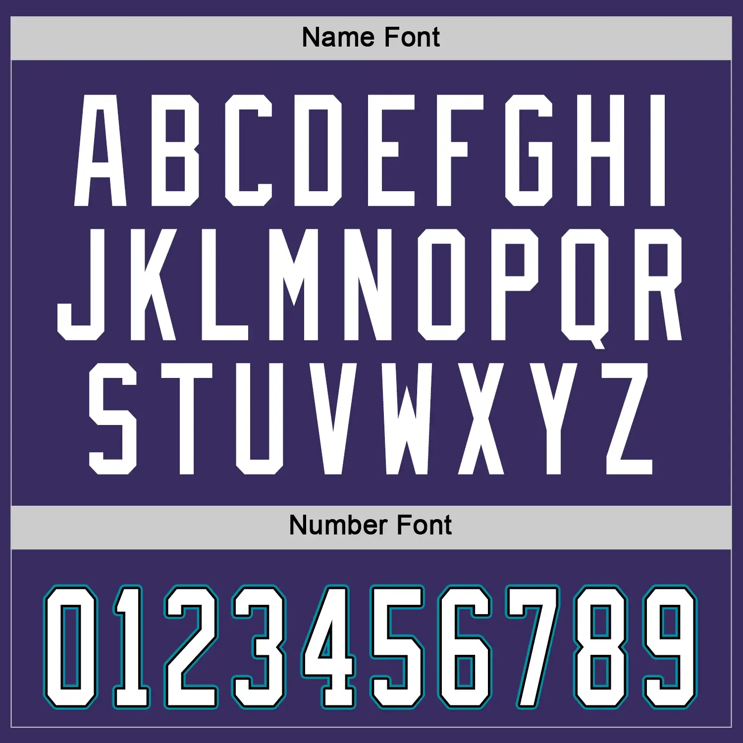 Custom Purple Hockey Jersey with White-Teal - Image 2